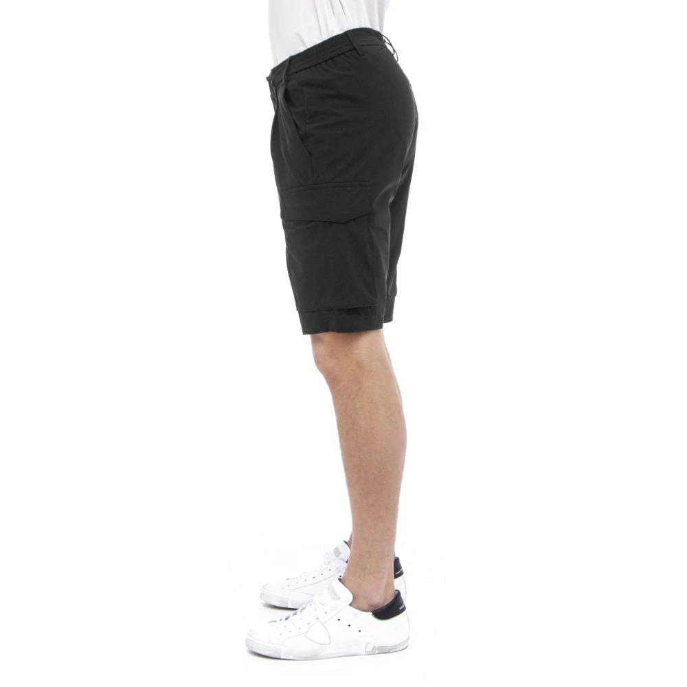 People of Shibuya Urban Stretch Bermuda Shorts Black Heren