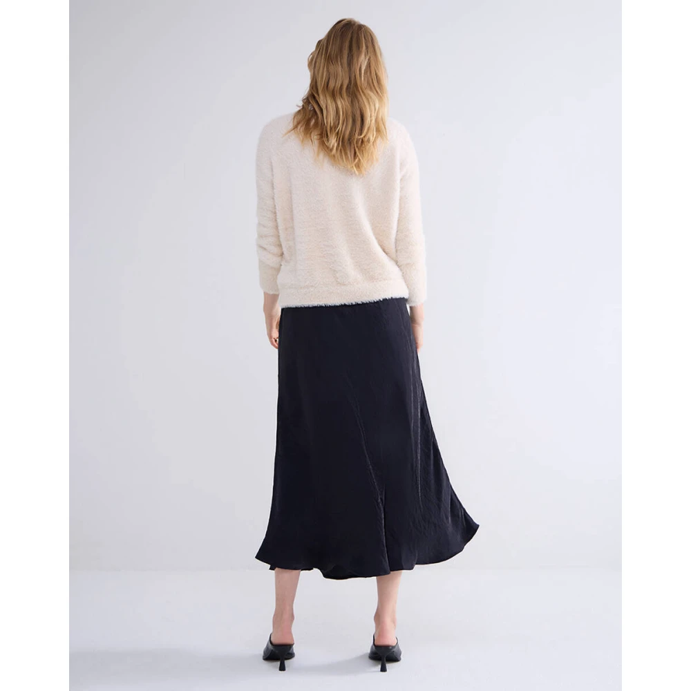 Summum Woman Glansende zware rok model 6s1322-12134 Black Dames
