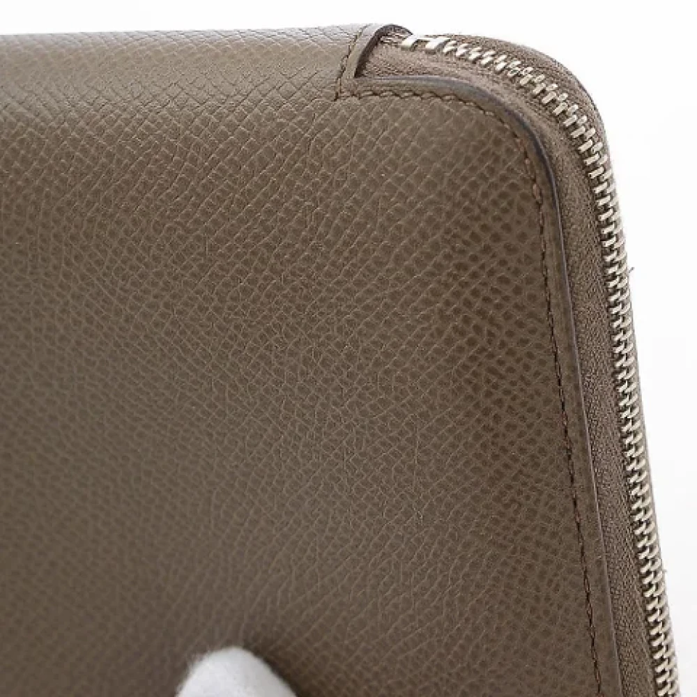 Hermès Vintage Pre-owned Leather wallets Brown Dames