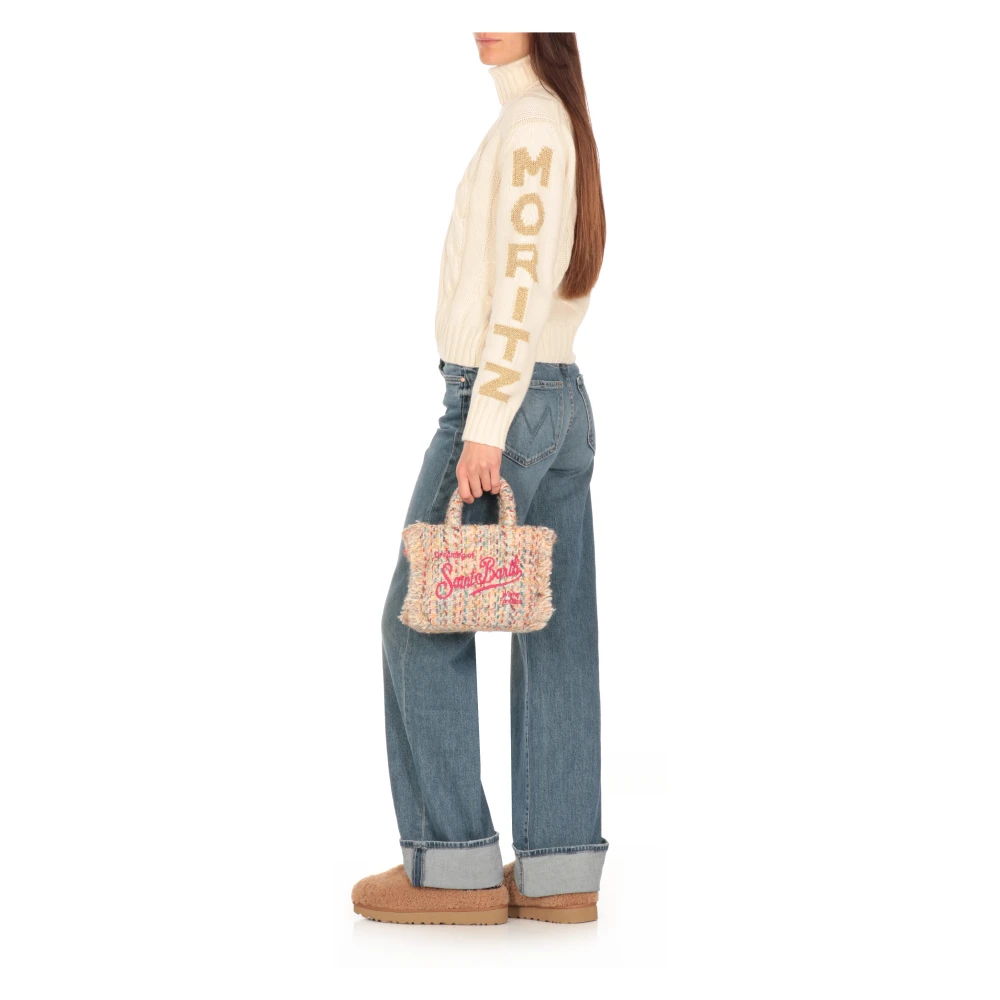 Saint Barth Multicolor Handtas met Franjes en Logo Multicolor Dames