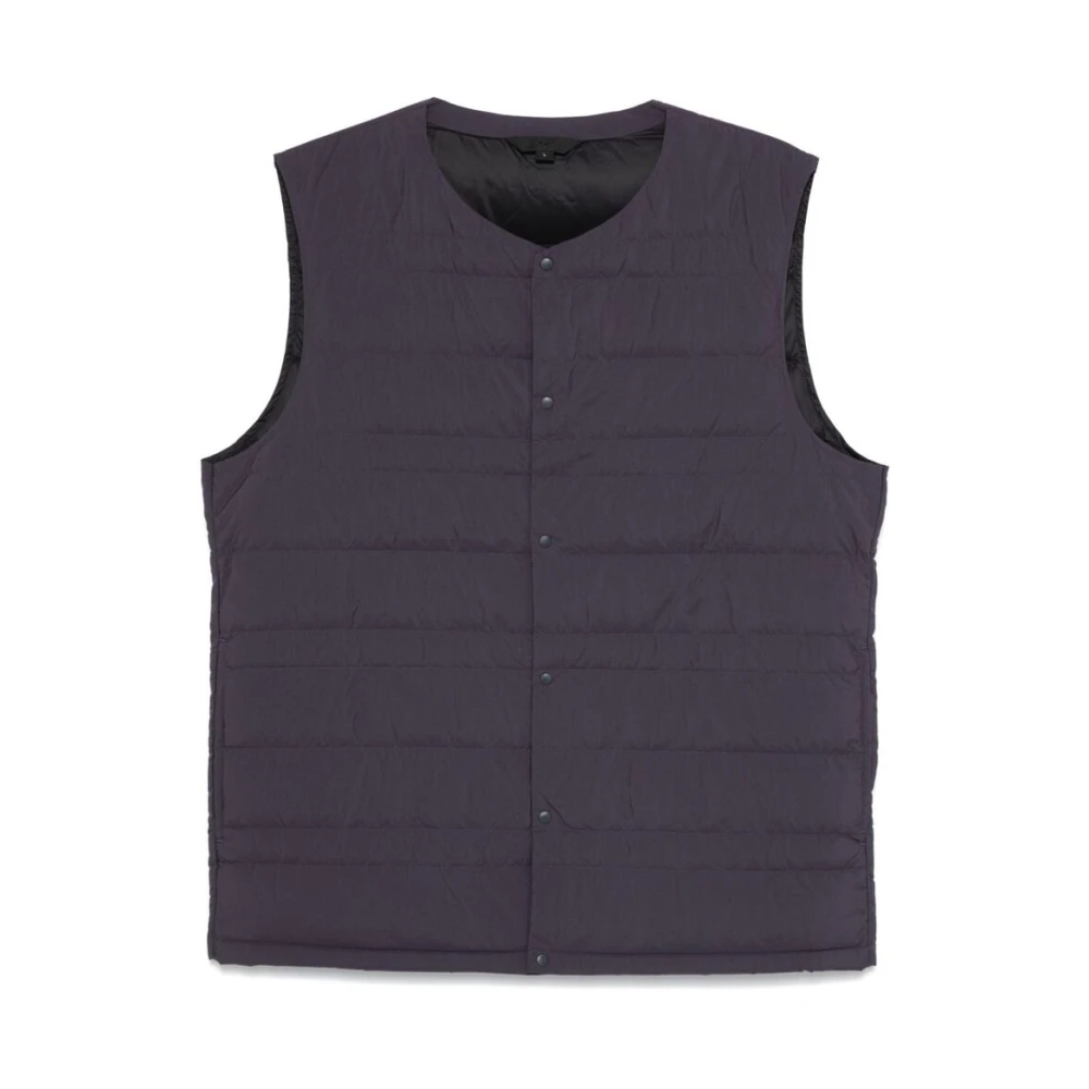 Mizuno Navy Blauw Gewatteerd Gilet Blue Heren