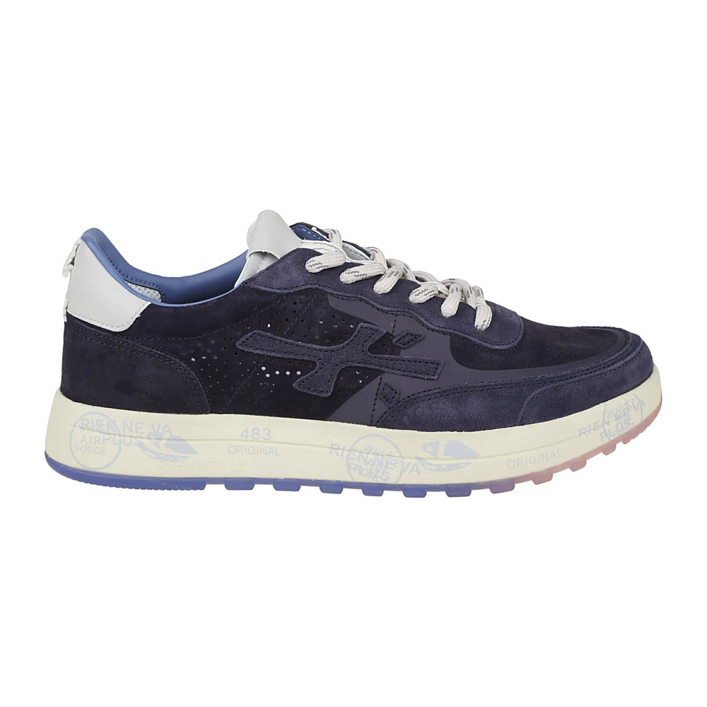 Premiata Stijlvolle Sneakers Heren Schoenen Blauw