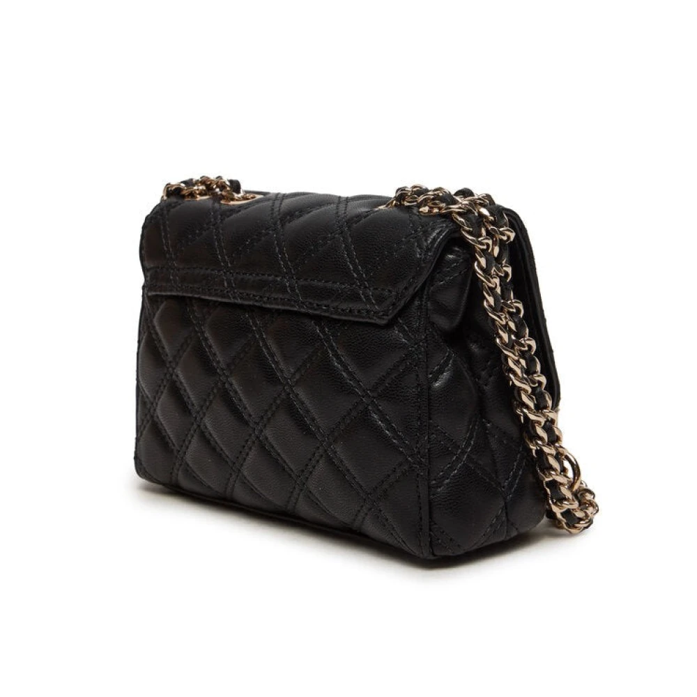 Guess Zwarte Spark Micro Mini Schoudertas Black Dames