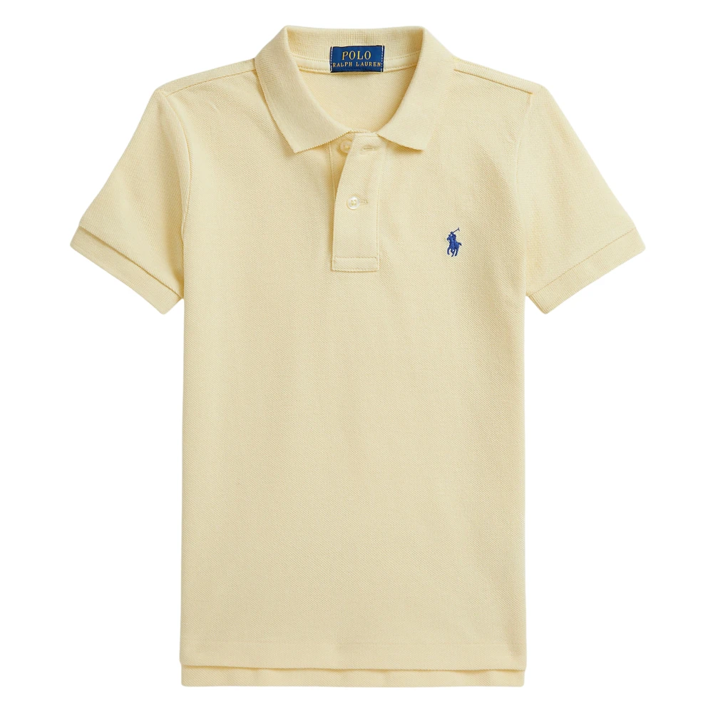 Ralph Lauren Boys Yellow Kids Short Sleeve T-Shirts, 18 M, Logo Polo Shirt