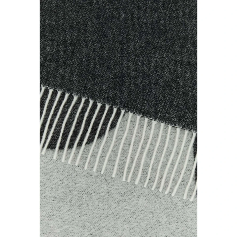 A.p.c. Donkergrijs Wollen Sjaal Gray Dames