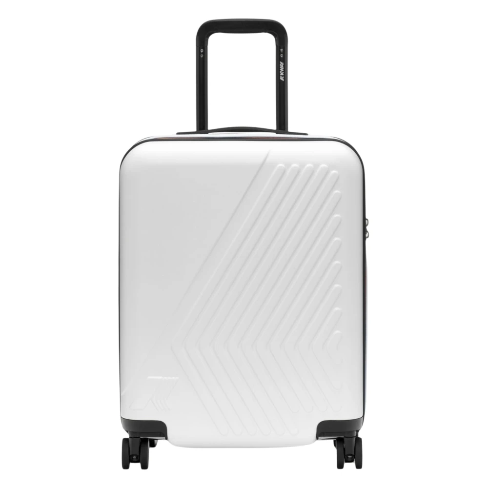 K-Way Unisex Bianco Suitcases, Taglia Unica, New,