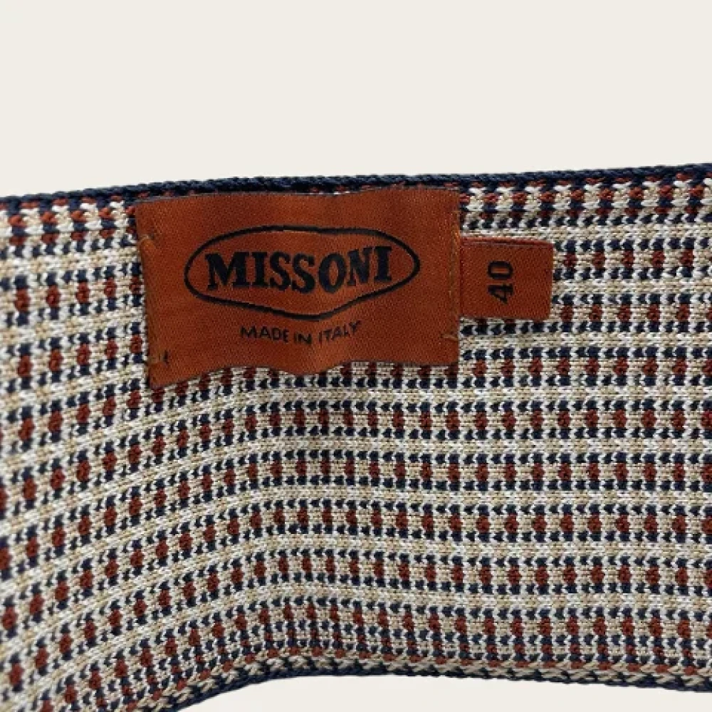 Missoni Pre-owned Cotton belts Black Dames