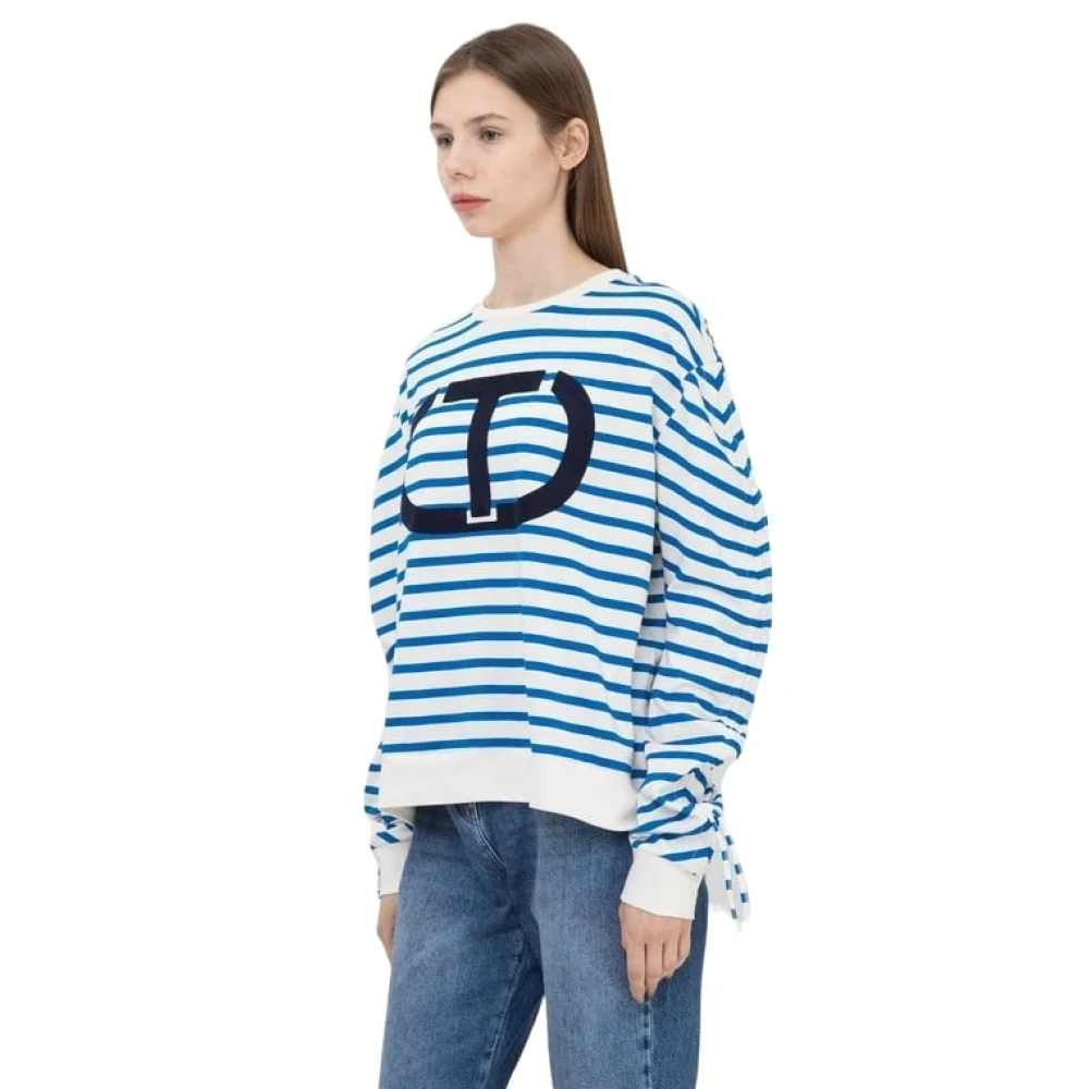 Twinset Crew Neck Sweatshirt Multicolor Dames