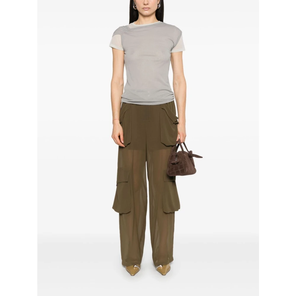 pinko Stijlvolle Broek in Roze Green Dames