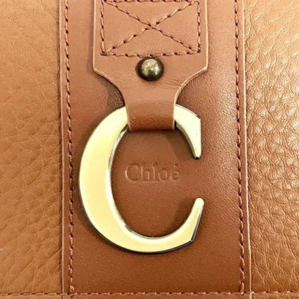 Chloé Pre-owned Leather wallets Brown Dames