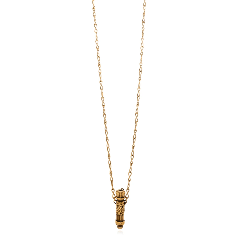 Chloé Vrouw Geel Accessoires Dames, One Size, Messing Ketting