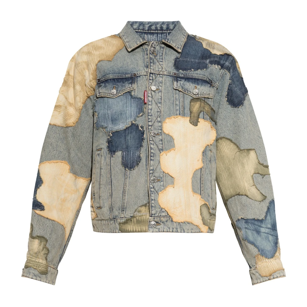 Dsquared2 Uomo Blu Giacche, L, New,