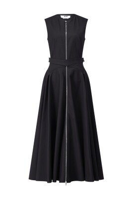 robe-maxi-zippee-avec-ceinture