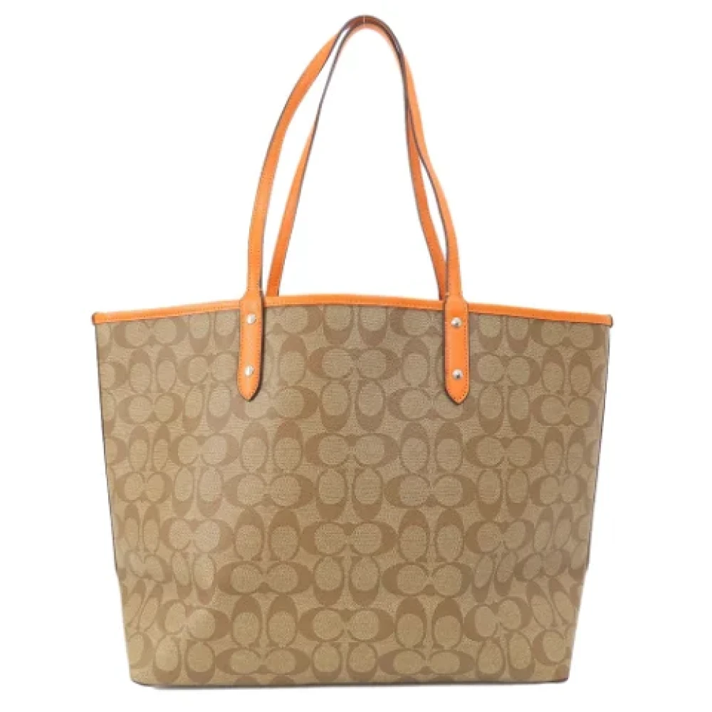Coach Pre-owned Fabric totes Beige Dames