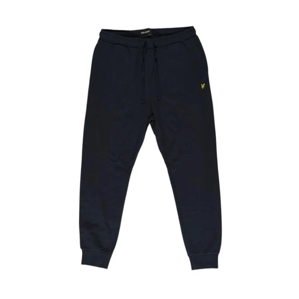 Lyle & Scott Blauwe Katoenen Sportbroekencollectie Blue Heren