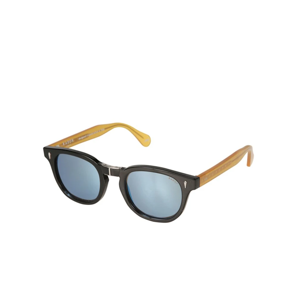 Kador Unisex Black Sunglasses, 49 Mm, Woody Flag