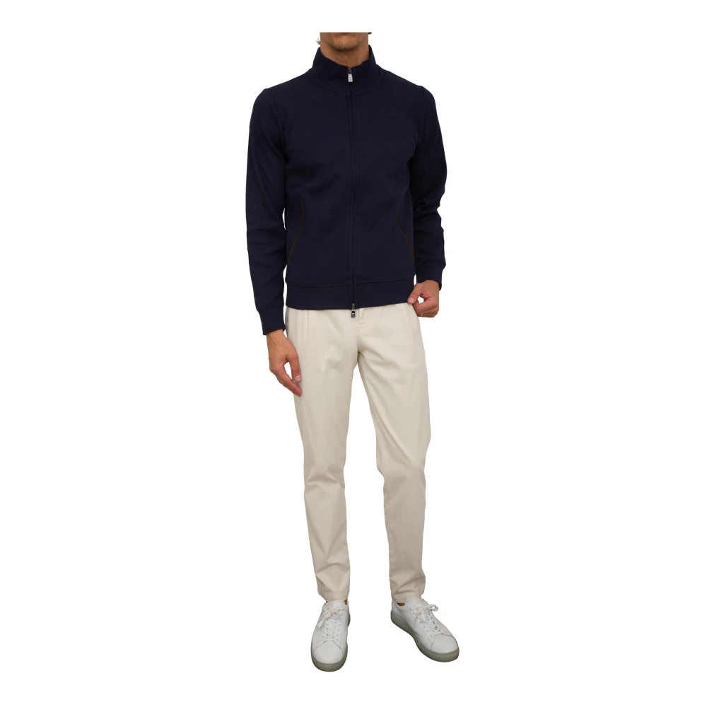 Corneliani Stijlvolle Sweatshirt voor Mannen Blue Heren
