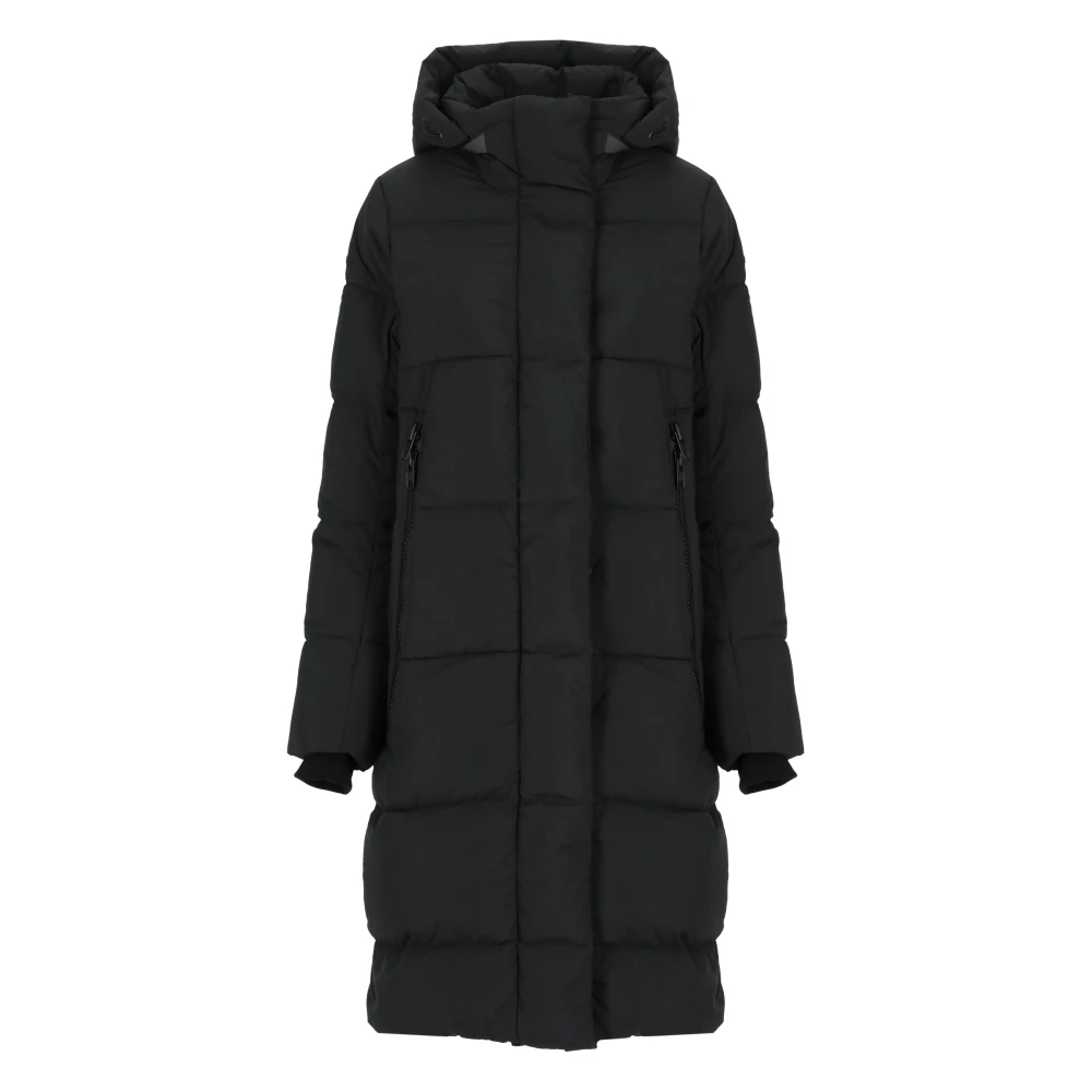 Canada Goose Zwarte Gewatteerde Jas Vrouw Black Dames