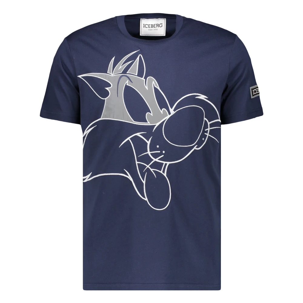 Iceberg - Tops > T-Shirts - Blue - Iceberg - Modalova