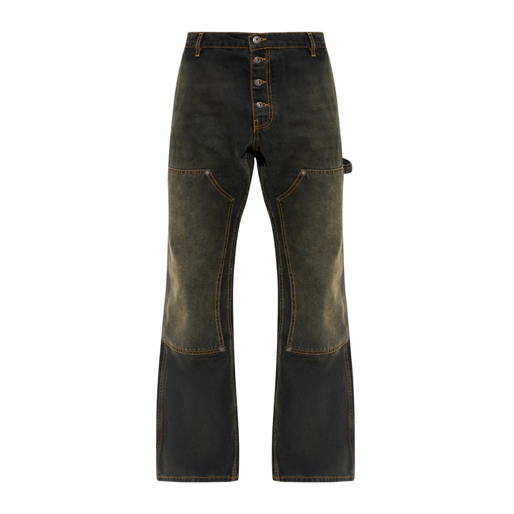 Off White Uomo Nero - Jeans A Zampa - Jeans - W30