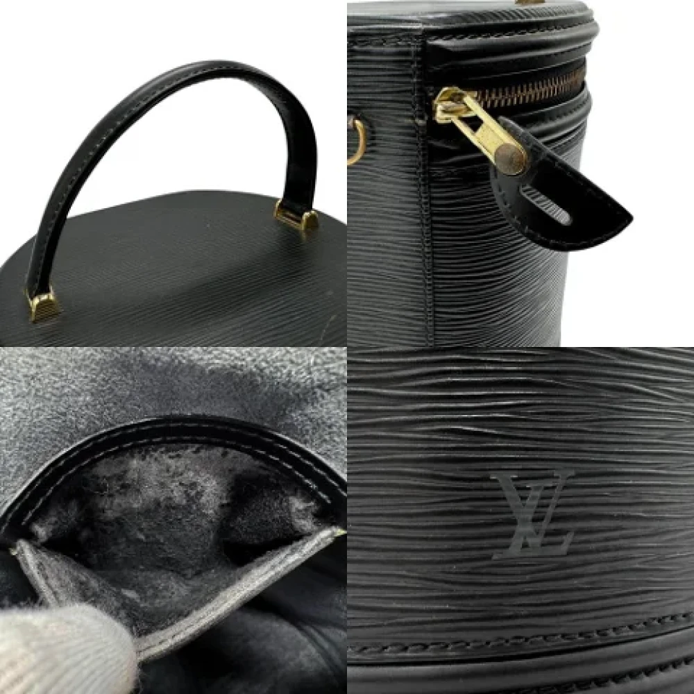 Louis Vuitton Vintage Pre-owned Leather handbags Black Dames