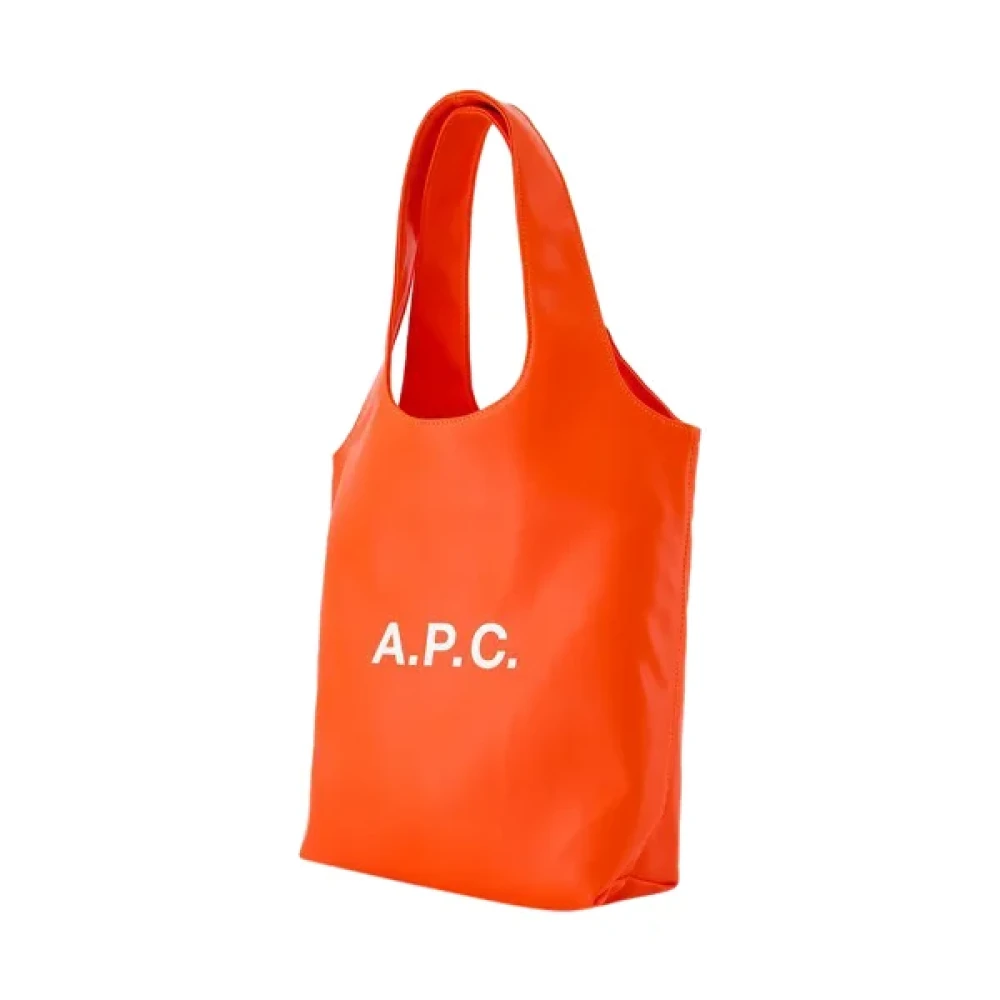 A.p.c. Leather handbags Orange Dames