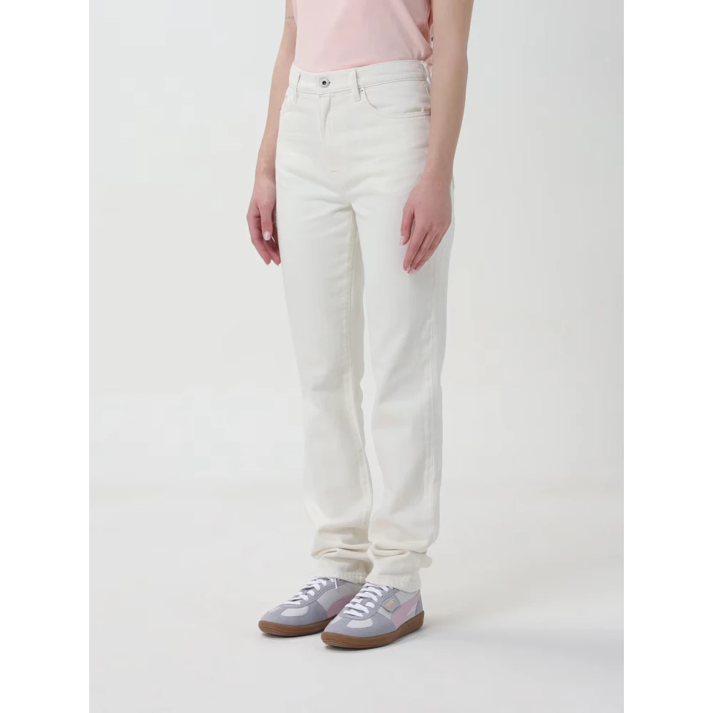 Kenzo Straight Jeans White Dames