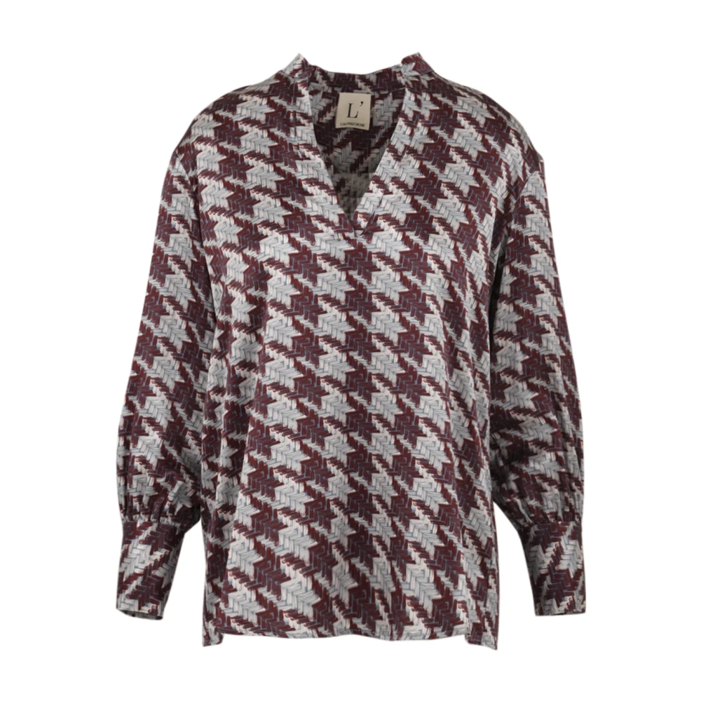 L'Autre Chose Avio Rosso Dames Overhemd Red Dames