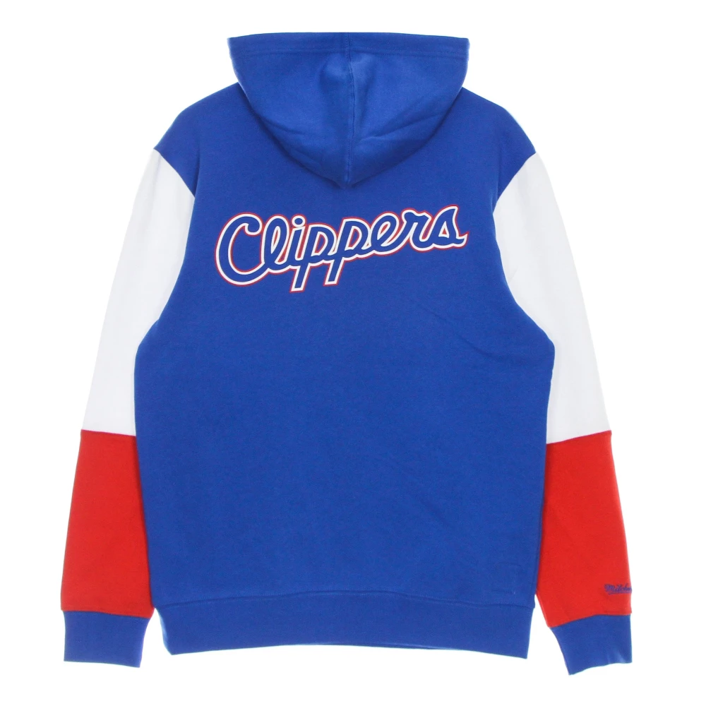 Mitchell & Ness NBA Fusion Fleece Hoodie Blue Heren