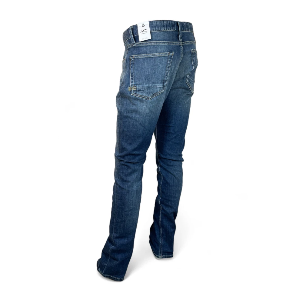 Denham Ridge AWD Straight Fit Jeans Blue Heren