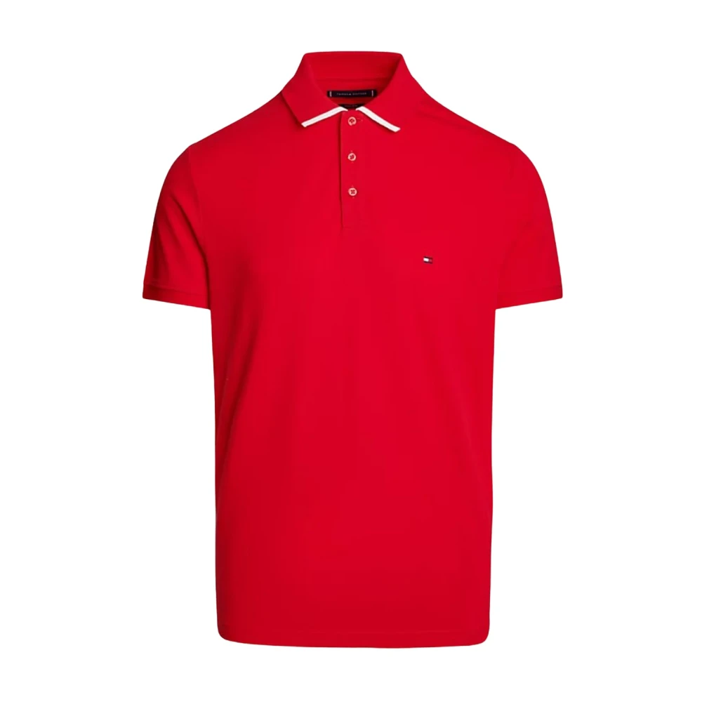 Tommy Hilfiger Polo Shirts Red Heren