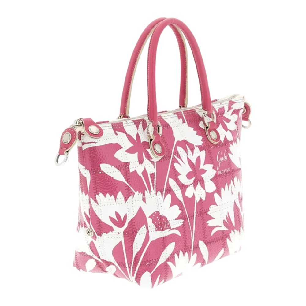 Gabs Fuchsia Bloemig Leren Tas Pink Dames