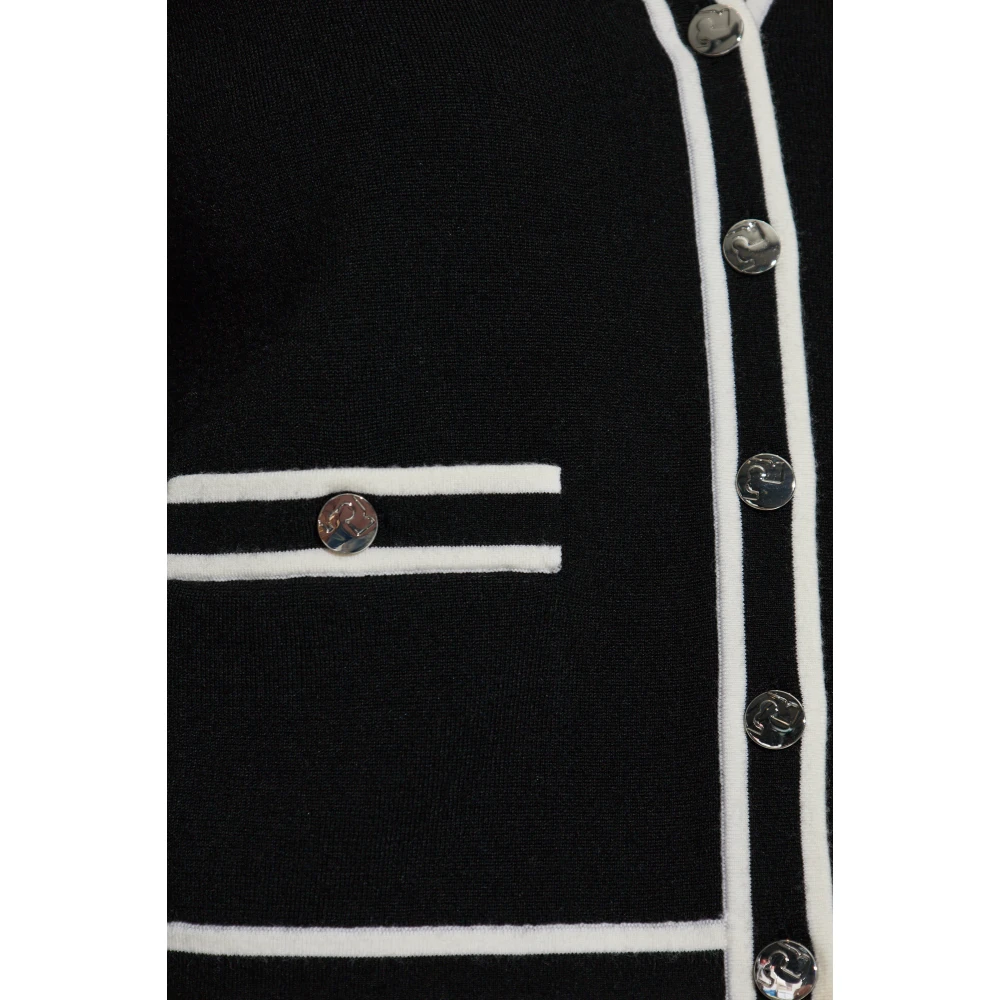 TORY BURCH Wollen vest 'Kendra' Black Dames