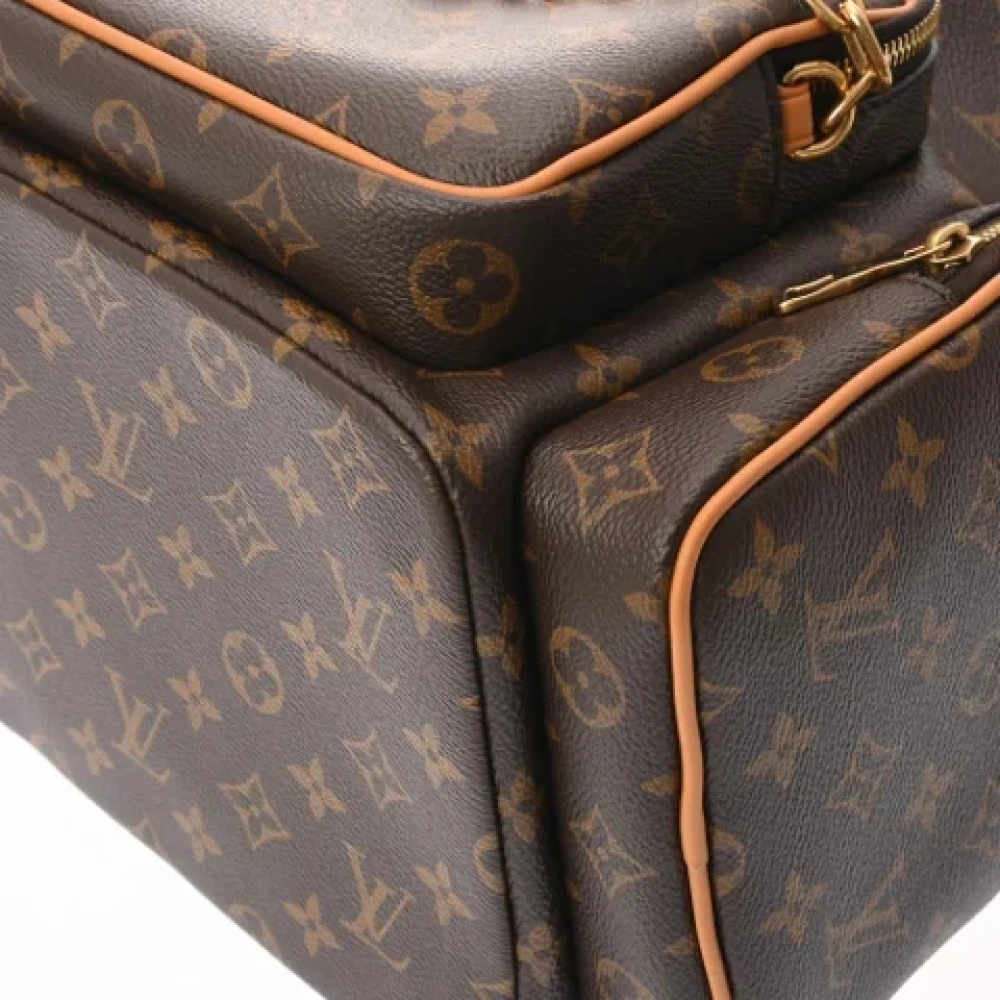 Louis Vuitton Vintage Pre-owned Canvas backpacks Brown Dames