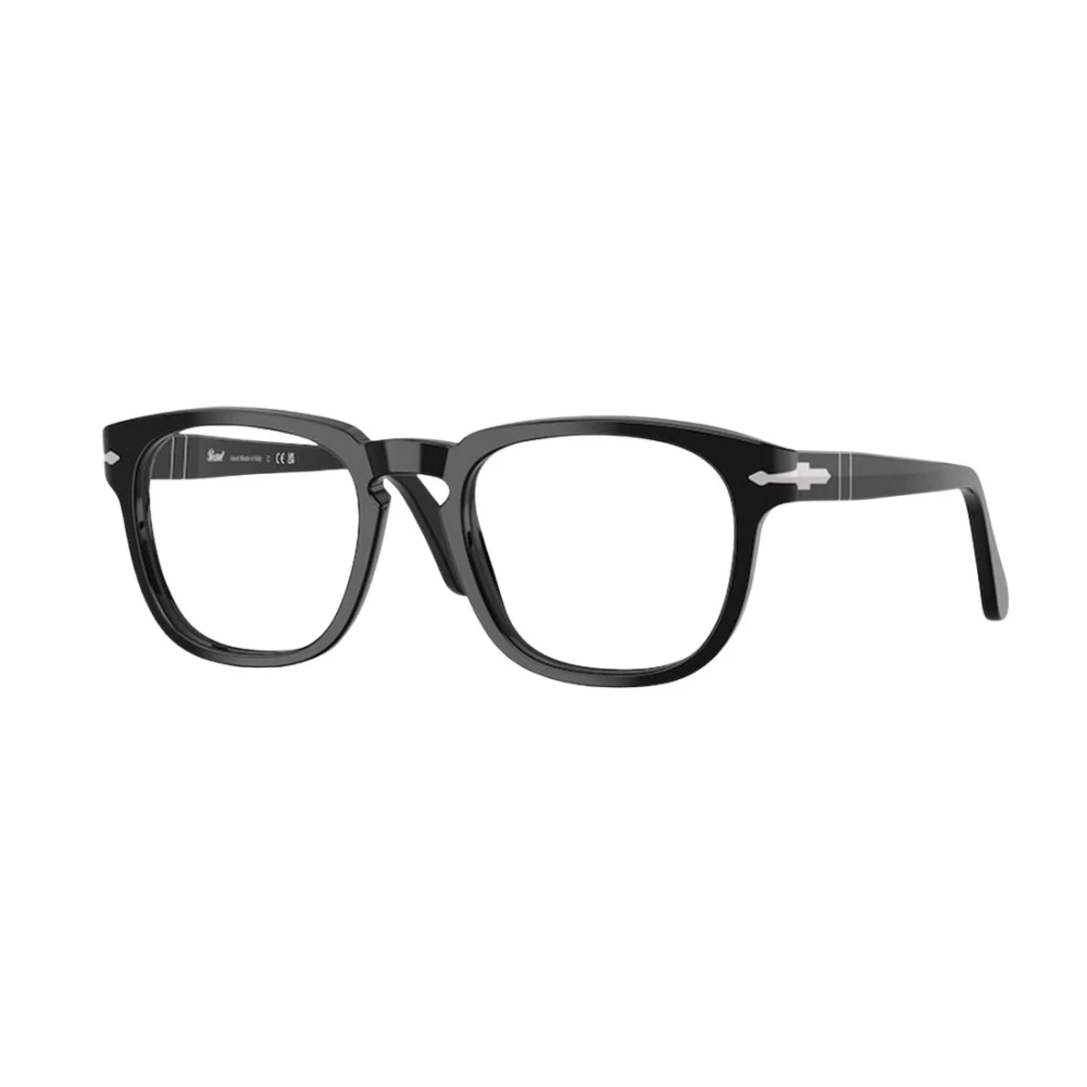 Persol Unisex Black Glasses, 52 Mm, Po3376v Optical Frame