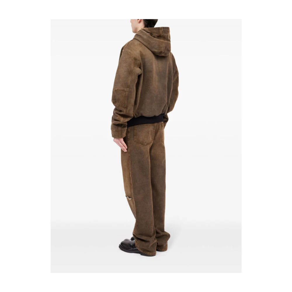 MM6 Maison Margiela Bruine Jas voor Vrouwen Brown Heren
