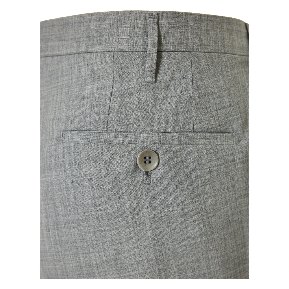 Rota Luxe wollen broek gemaakt in Italië Gray Heren