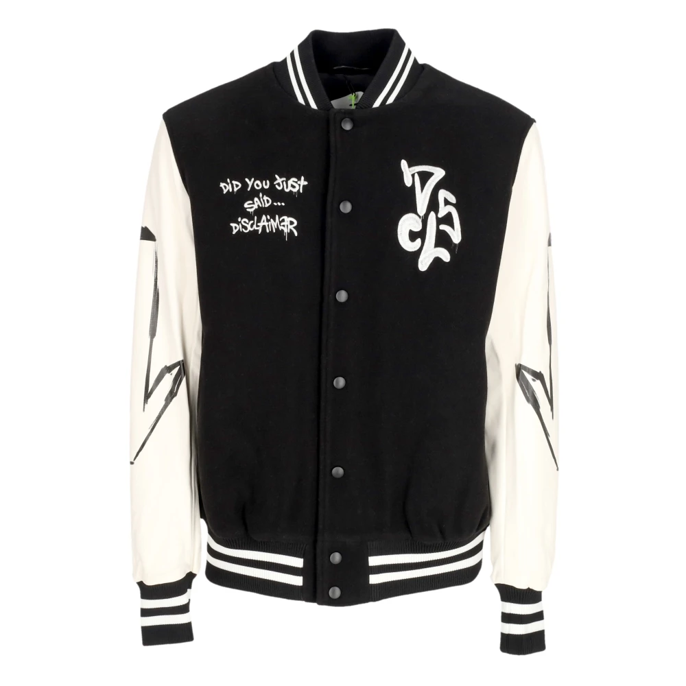 Disclaimer Gewatteerde College Bomberjack Zwart Black Heren