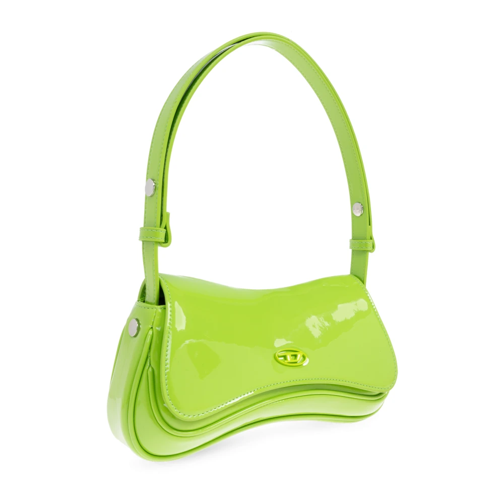 Diesel Schoudertas Play Clutch Green Dames