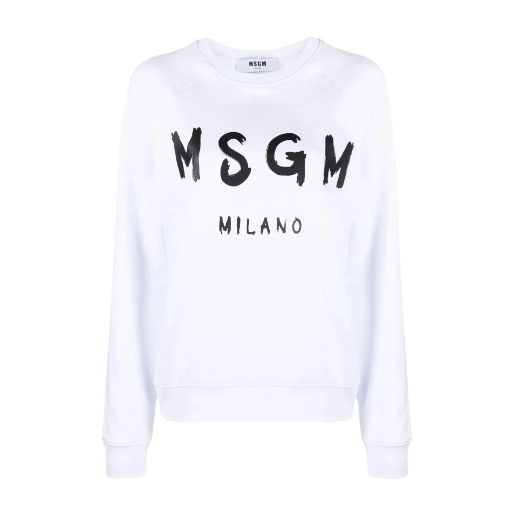 Msgm Sweatshirts White Dames