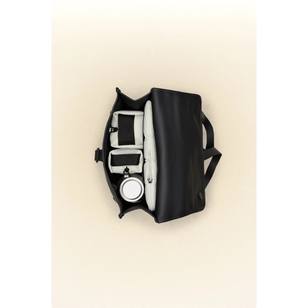 Rains Minimalistische Zwarte Rugzak Black Heren