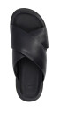 crossband-black-sandals