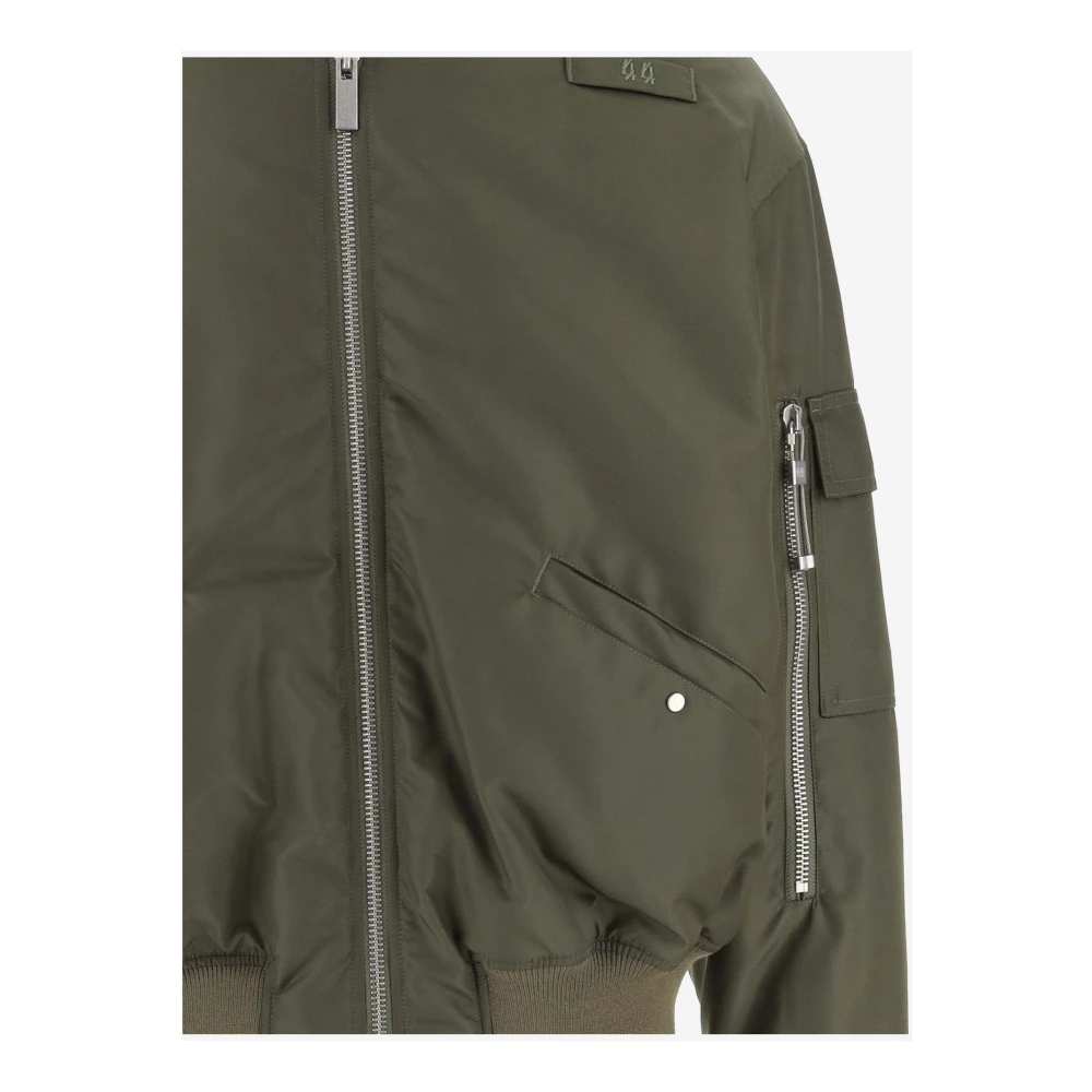 44 Label Group Nylon Jack met Logo Borduursel Green Heren