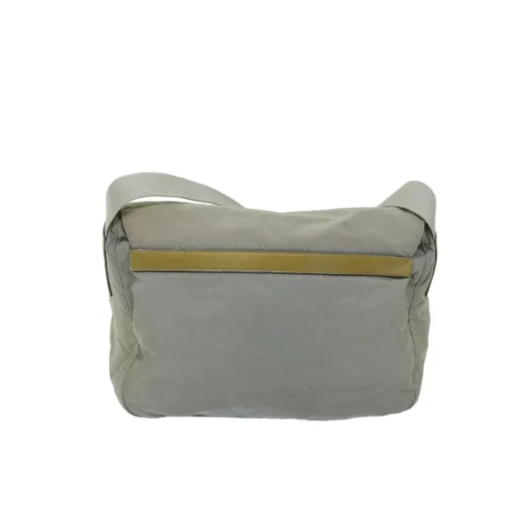 Prada Vintage Pre-owned Nylon prada-bags Gray Dames