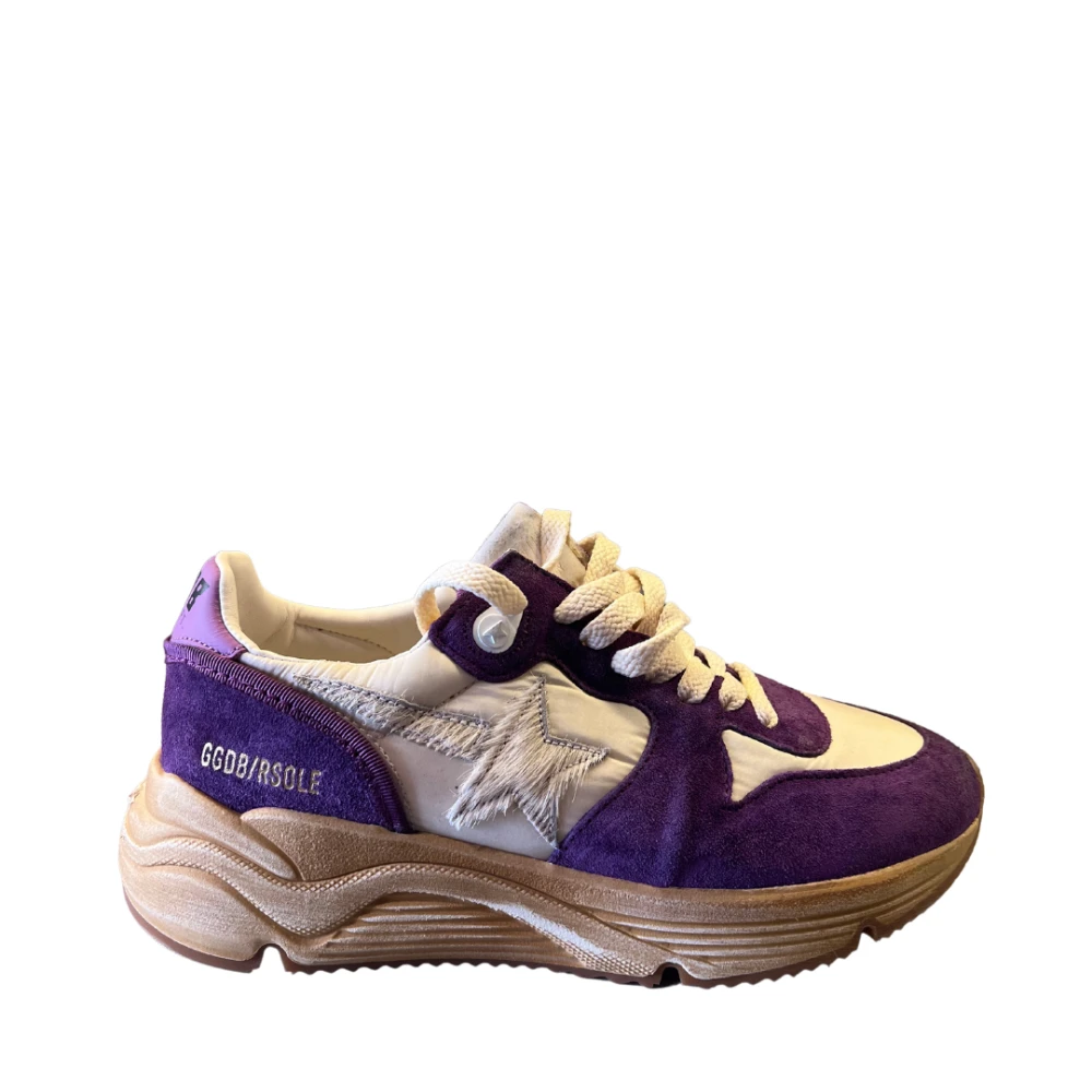 Golden Goose Viola Suede Nylon Sneakers met Sterrenprint Heren Schoenen Veelkleurig Multicolor
