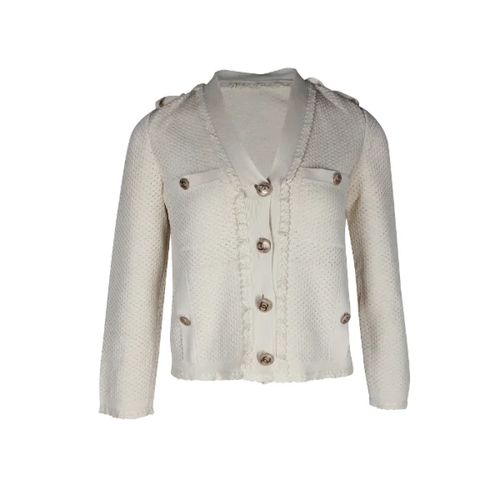 Pre-owned Beige bomull Chanel Cardigan