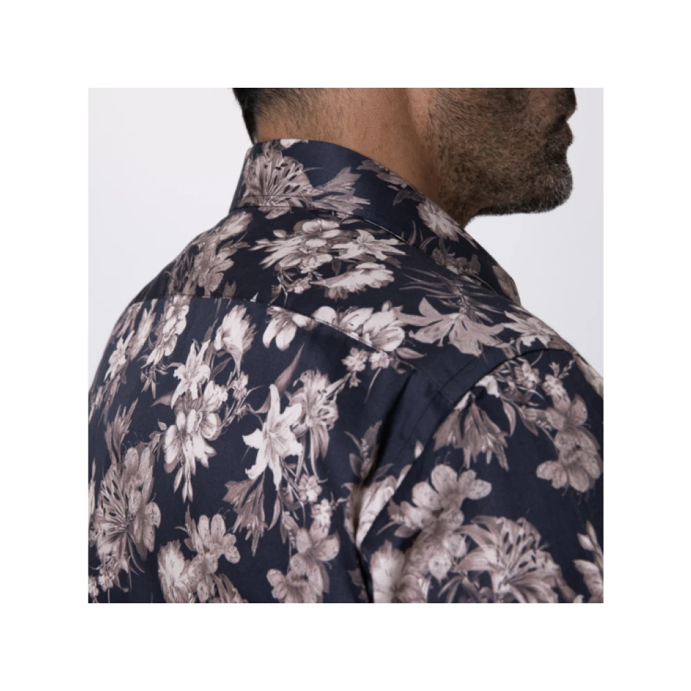 Karl Lagerfeld Beige bloemmotief overhemd Multicolor Heren