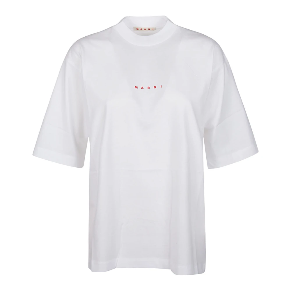 Marni Witte Lily T-Shirt White Dames