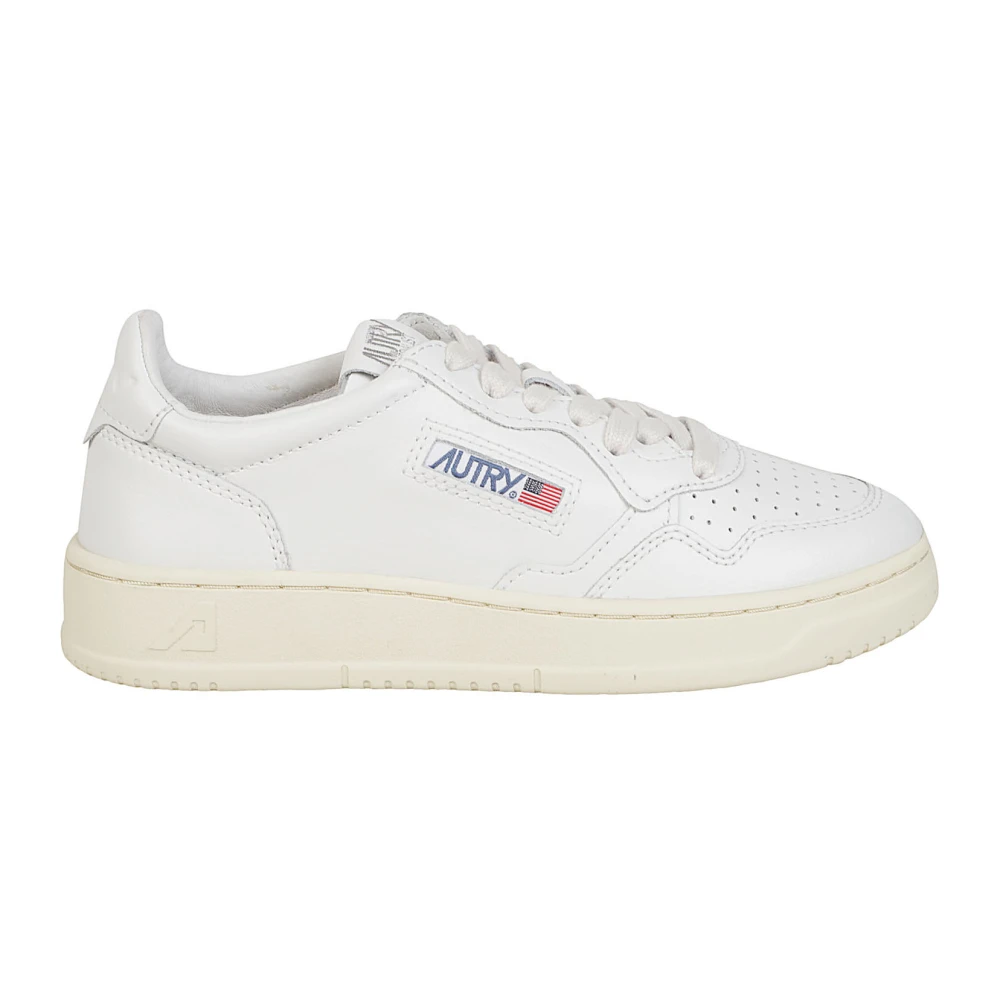 Autry Women's White Medalist Low - Sneakers - 3 Uk - Shoes