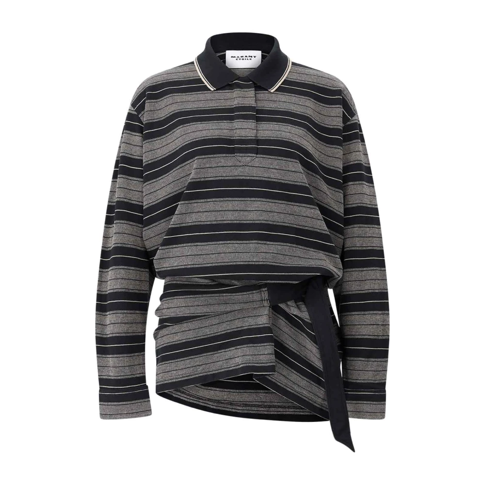 Isabel Marant Svart Short Polo Dress